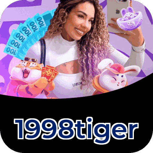 Interface do aplicativo 1998tiger mostrando jogos disponíveis no iOS e Android